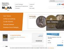 Tablet Screenshot of mnha-shop.lu